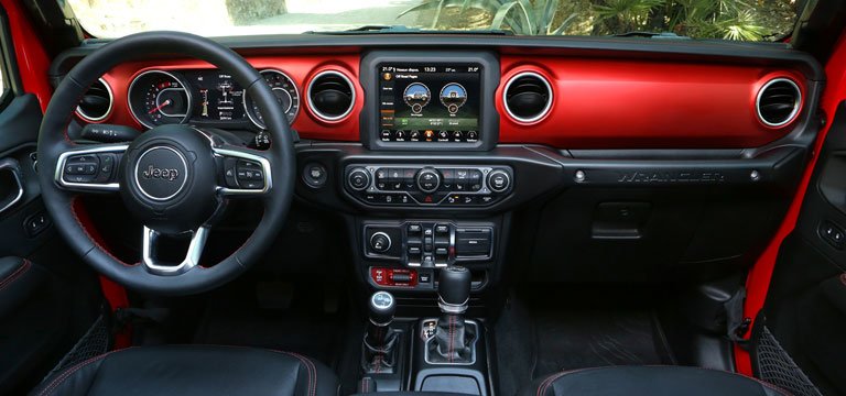 intérieur jeep wrangler