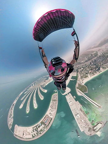 palmera paracaídas Jumeirah