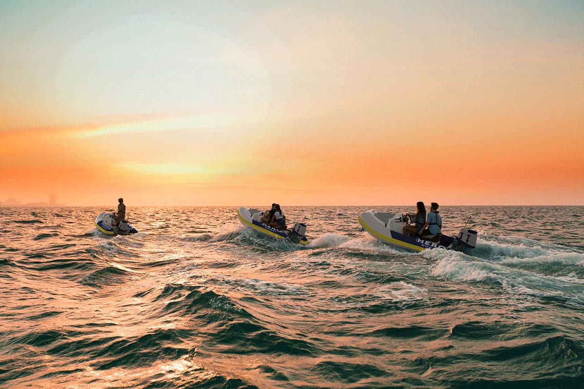 Tour en bateau sans permis avec Dream Dubai